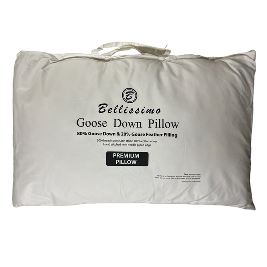 Hungarian White Goose Down Pillow
