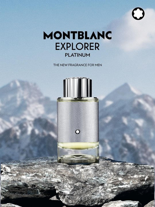 Montblanc Explorer Platinum EDP - Adventurous Elegance for Men, 60ml