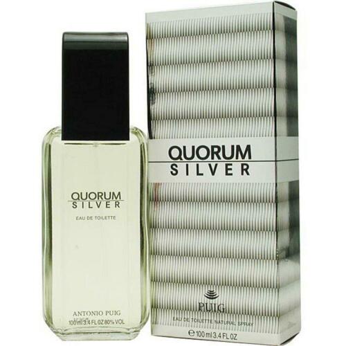 Puig Quorum Silver  Eau De Toilette Spray 100ml