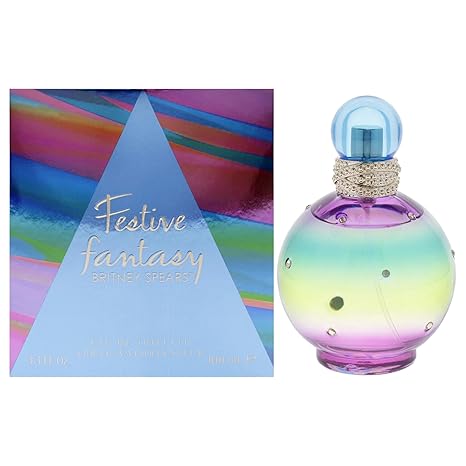Britney Spears Festive Fantasy Eau de Toilette 100ml – Sparkling Holiday Glow