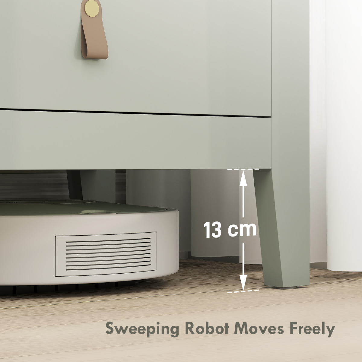 Three drawer shoe cabinet