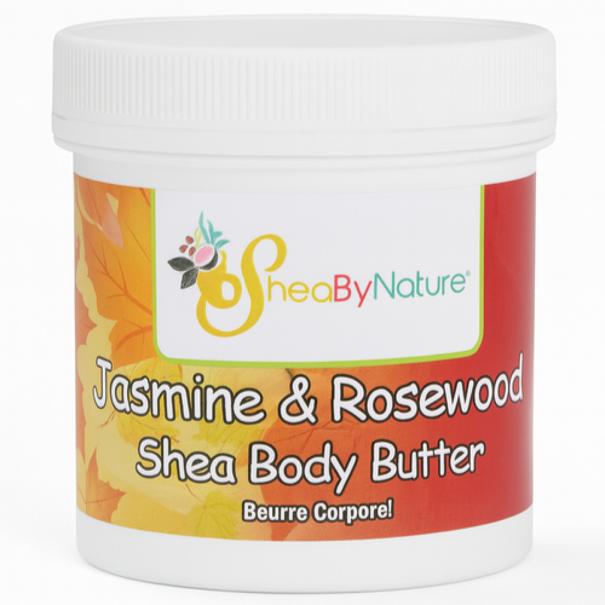 Sheabynature's Jasmine & Rosewood Body Butter with Organic Unrefined Fairly-traded Shea Butter, Cocoa butter and Vitamin E 250g e