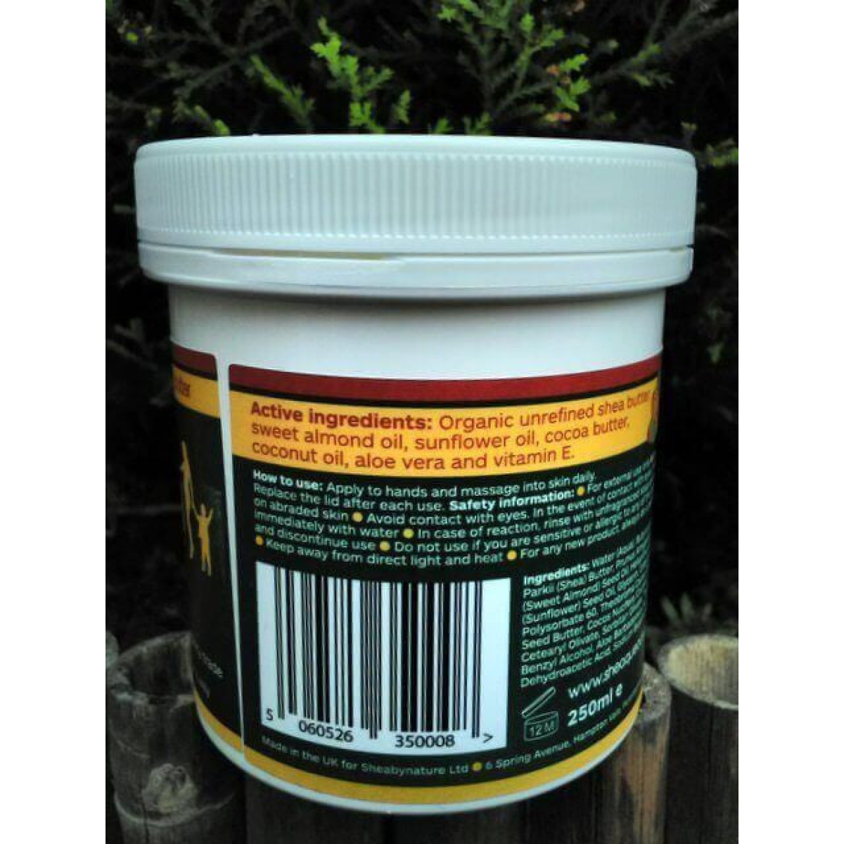 10  Pots of Sheaqueous Aqueous Cream with Organic Shea Butter, Almond Oil, cocoa butter, vitamin E. A natural aqueous cream for very dry skin, for Sensitive Skin, Children, Eczema prone skin , Use in Pregnancy for expanding tummy NO ADDED FRAGRANCE
