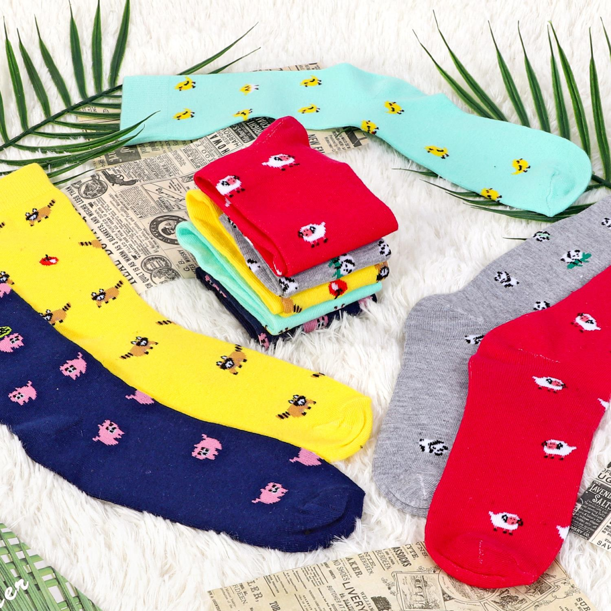 VINSANI ANIMAL SOCKS 5pk 1010419