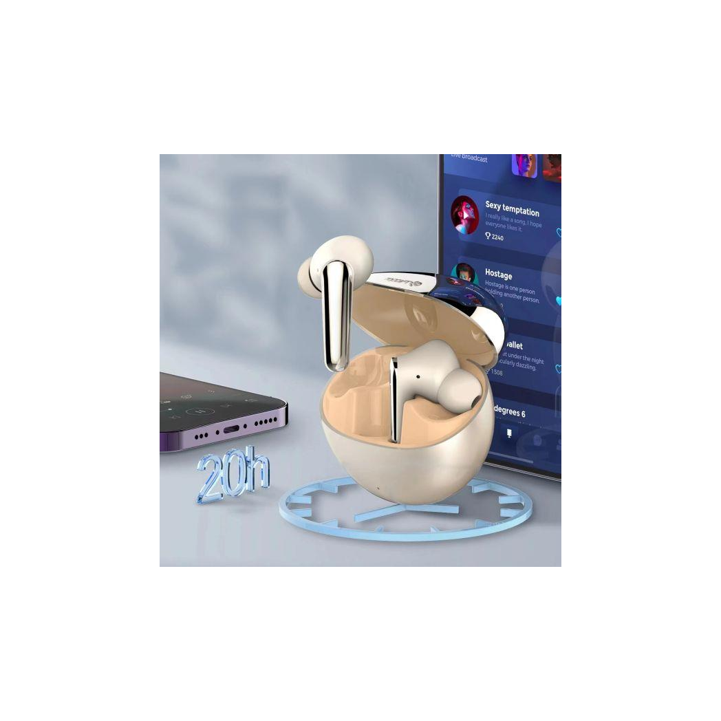 WYEWAVE Rose Pearl Fidelity Wireless Earbuds RRP £59.99