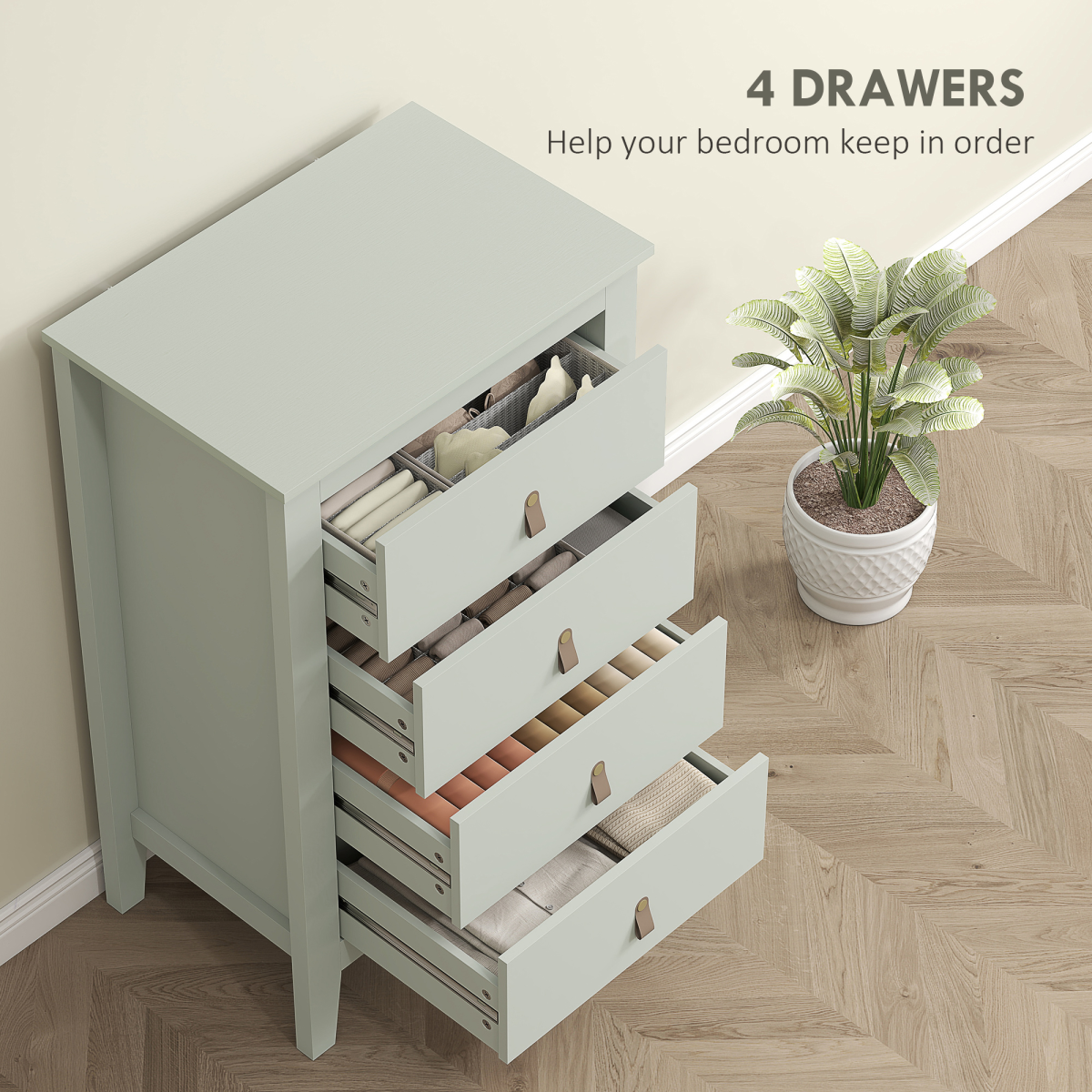 Three drawer shoe cabinet
