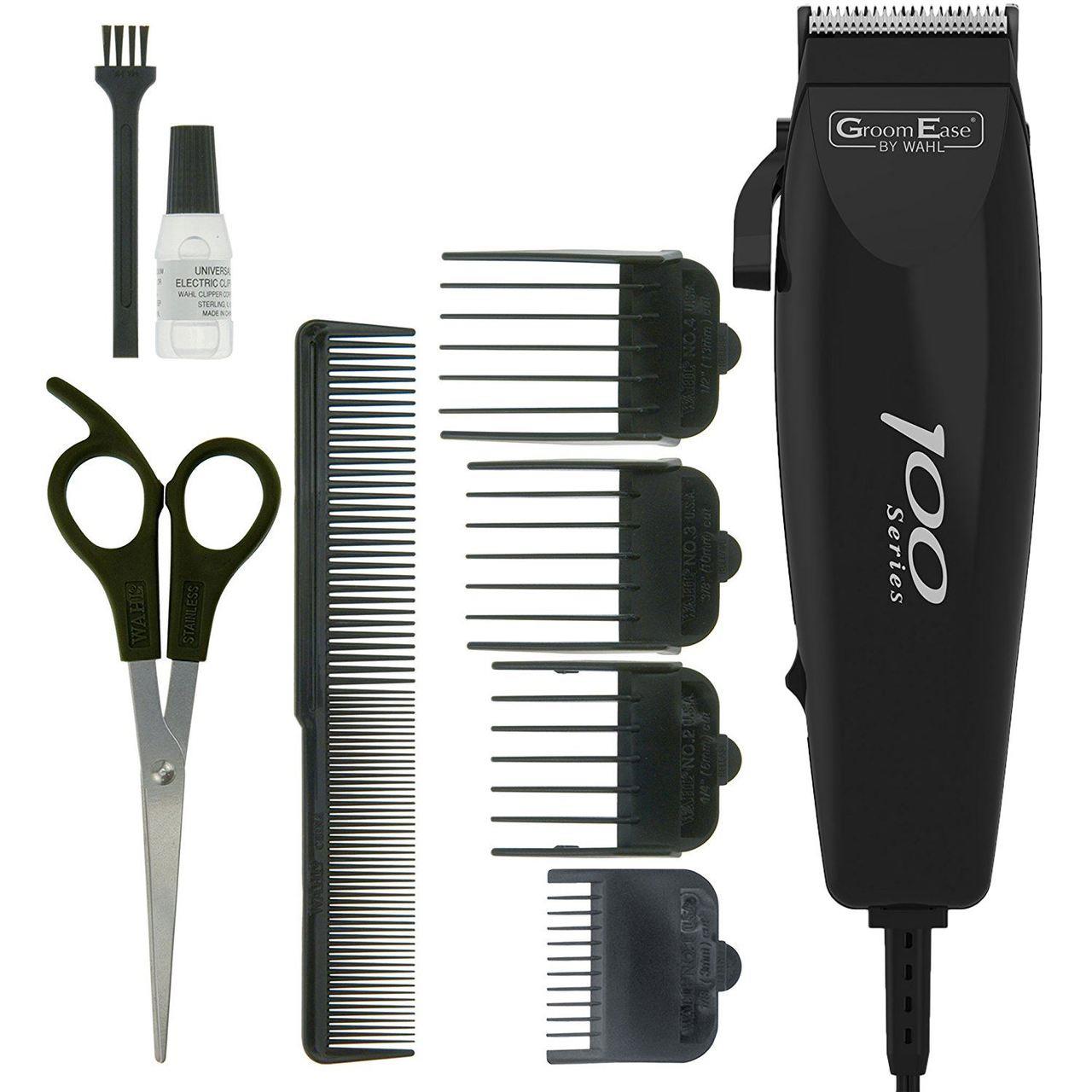Wahl 100 GroomEase Series Hair Clipper for Men - Black