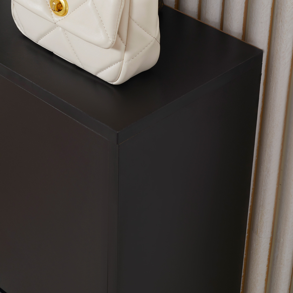 Shoe Cabinet Storage Cupboard 2-Tier Wood 12 Pairs Black