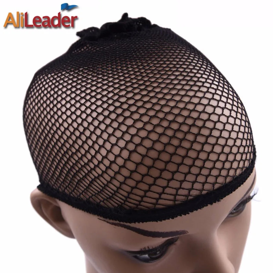 1/2/5Pcs Nylon Hair Net Good Quality Wig Hair Nets With Elastic New Fashion Hairnet Mesh Wig Caps For Women Open Ended Wig Cap