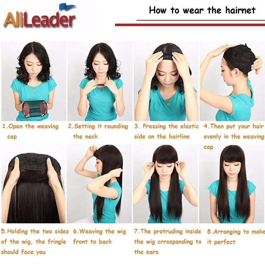 1/2/5Pcs Nylon Hair Net Good Quality Wig Hair Nets With Elastic New Fashion Hairnet Mesh Wig Caps For Women Open Ended Wig Cap