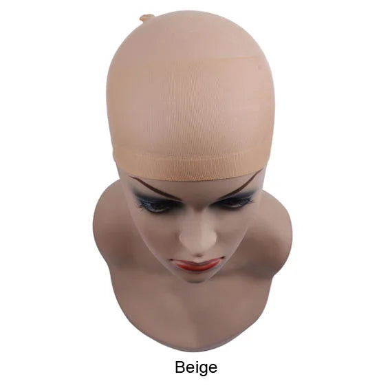 2 pcs/ Pack Wig Caps Hair NetS Weave Hairnets Wig Nets Stretch Mesh Caps Stocking Caps for Making Wigs Free Size