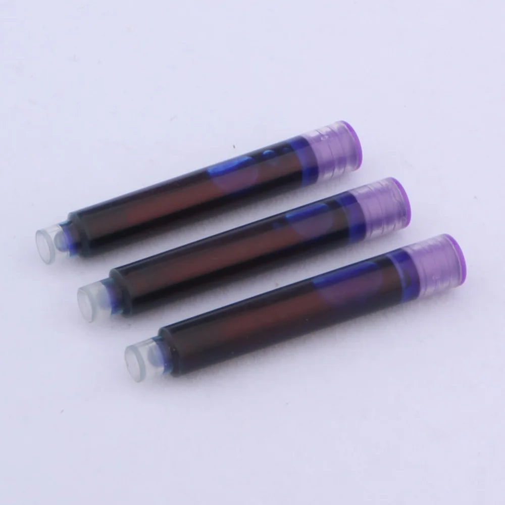 10pc 3.4mm Fountain Pen Ink refill Converter Pump Cartridges Pen ink BLUE color School Office Writing Supplies