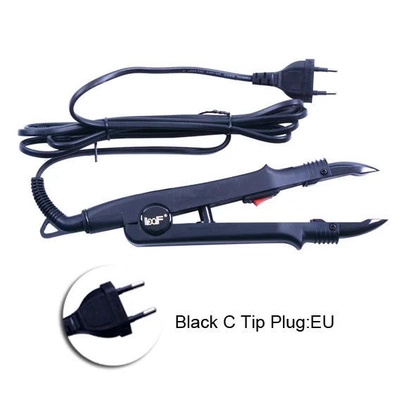 1pc JR-611 A/B/C tip Constant Heat Iron Hair Connectors Hair Extensions Tools Fusion Iron Wand Iron Melting Tool+EU outlet