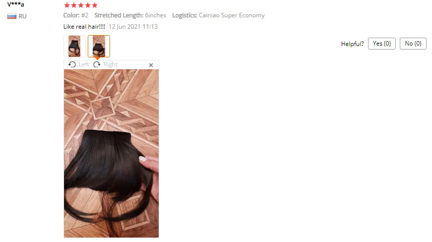 Natural Straight Synthetic Blunt Bangs High Temperature Fiber Brown Women Clip-In Full Bangs With Fringe Of Hair 6 Inch Leeons