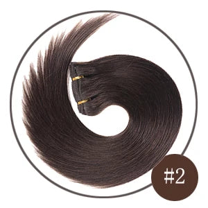 Doreen Full Head Brazilian Machine Remy Clip in Hair Extensions Human Hair 100% Real Natural Hairpiece Clips On 120G 14 To 22
