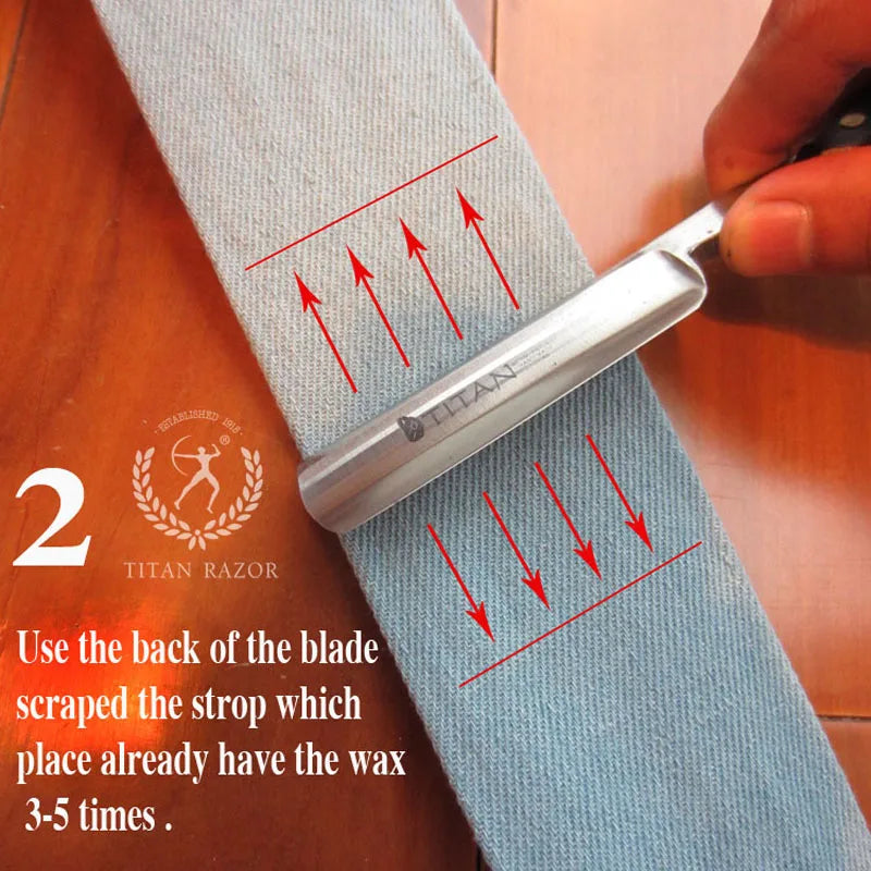 Titan shaving razor sharp already straight razor for men