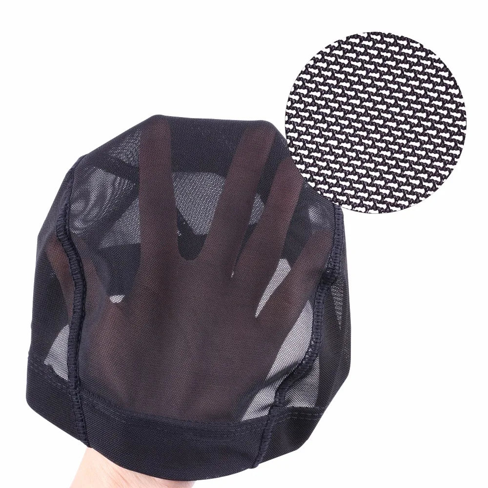 5 Pcs/lots Dome Caps Mesh Caps Wig Caps for Making Wigs Weaving Caps Hair Nets Elastic Nylon Breathable Mesh Hairnets