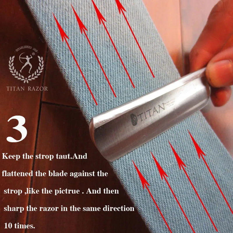 Titan shaving razor sharp already straight razor for men