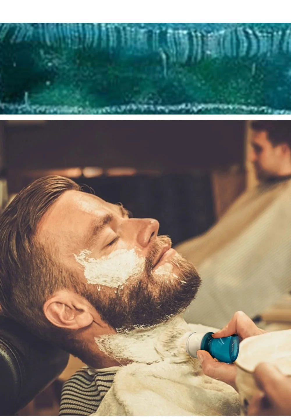 Yaqi 24MM Men's Shaving Brush Resin Handle Nylon For Men Clearance Beard Professional Barber Face Cleaning Shaving Brush Tool