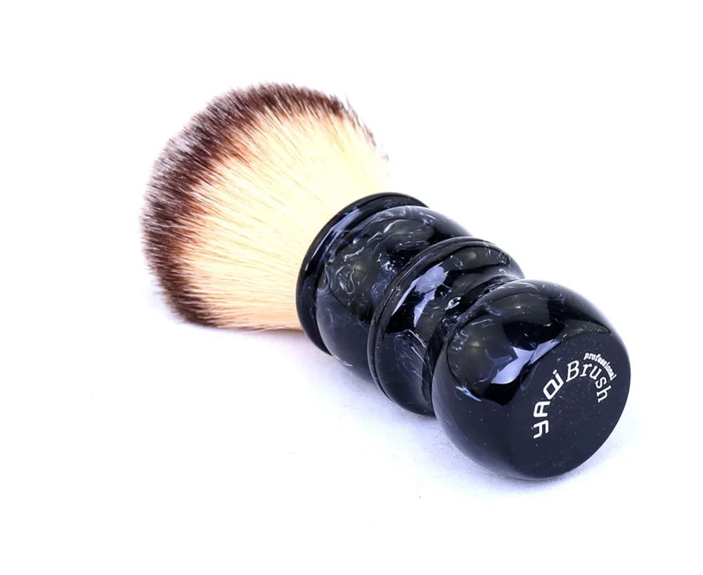Yaqi 24MM Men's Shaving Brush Resin Handle Nylon For Men Clearance Beard Professional Barber Face Cleaning Shaving Brush Tool