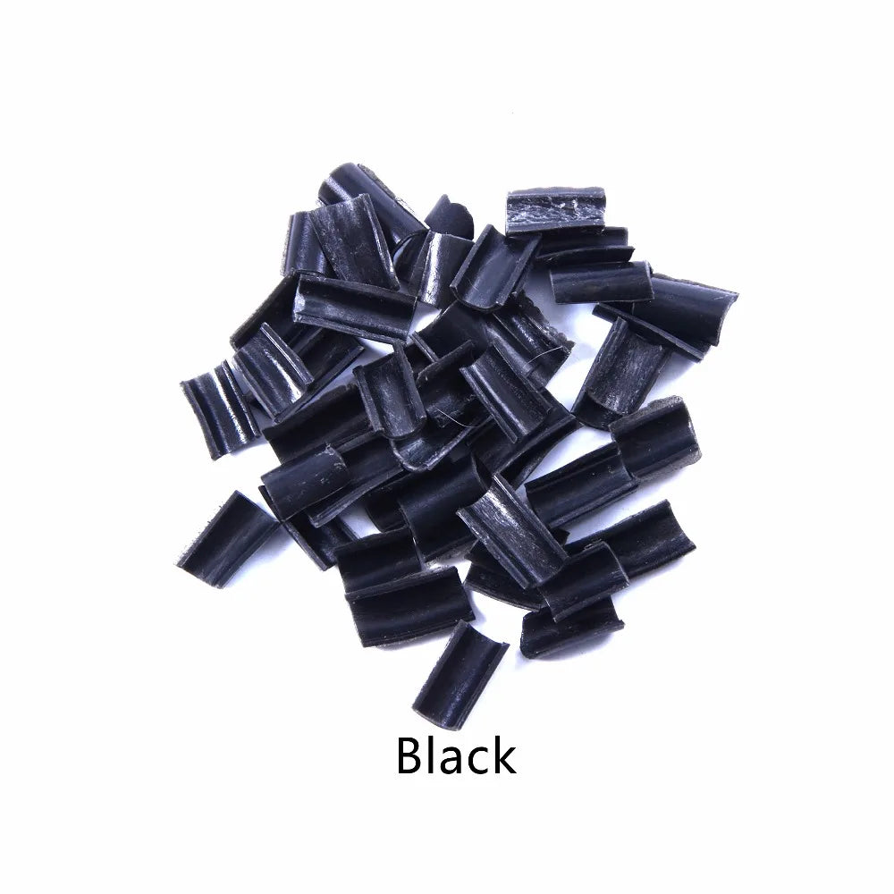 100pcs Keratin glue for Hair Nail Tip Keratin U-Shaped Fusion Chips Glue Nail Tip Keratin Nail Tip for hair extension