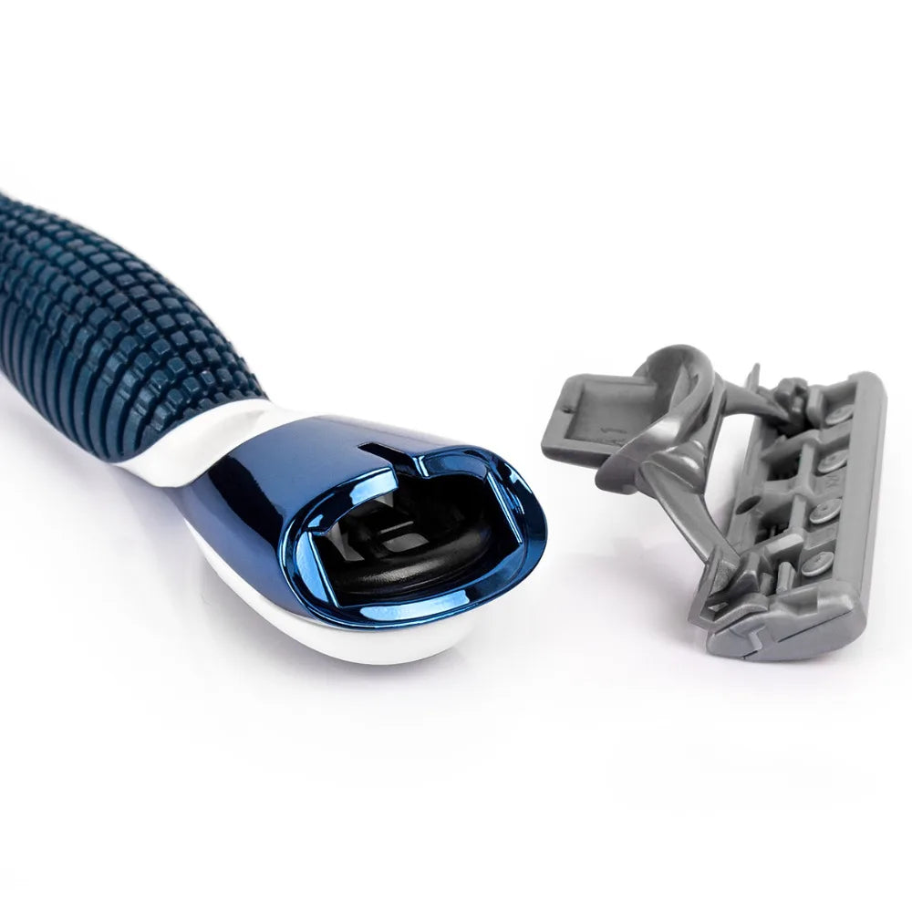 QShave Orange Series 3 Layer Razor Blade Refill Men Manual Shaving X3 Blade 4 Cartridges can choose IT 8 and 16 Cartridges