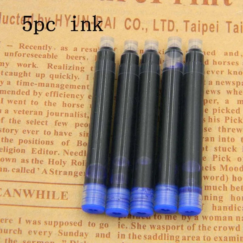 HERO Classic GOLDEN and black red Trim F Nib Fountain Pen School Student Office Gifts Stationery