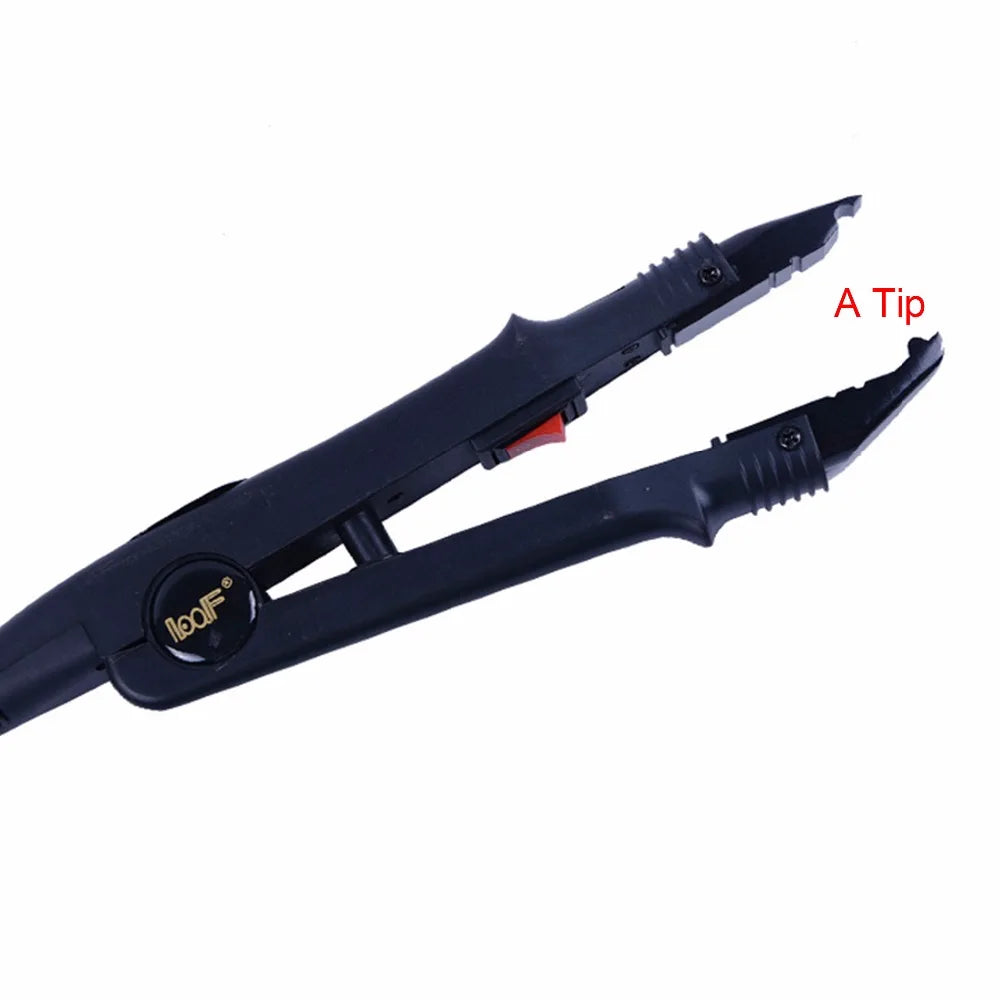 1pc JR-611 A/B/C tip Constant Heat Iron Hair Connectors Hair Extensions Tools Fusion Iron Wand Iron Melting Tool+EU outlet