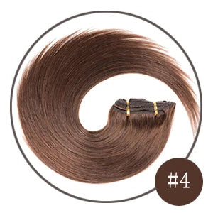 Doreen Full Head Brazilian Machine Remy Clip in Hair Extensions Human Hair 100% Real Natural Hairpiece Clips On 120G 14 To 22