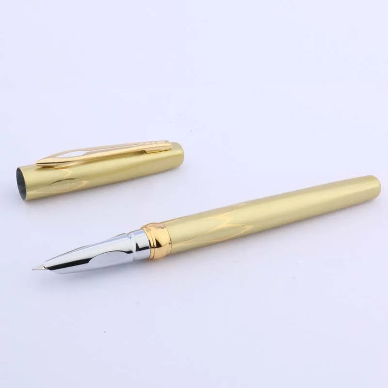 HERO Classic GOLDEN and black red Trim F Nib Fountain Pen School Student Office Gifts Stationery
