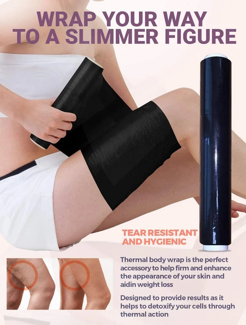 10inch*60m Slimming Plastic Wrap Lose Weight Burning Fat Wrap For Belly Stomach Wrap Slimming Wrap,weight Loss Wrap Sauna Belt
