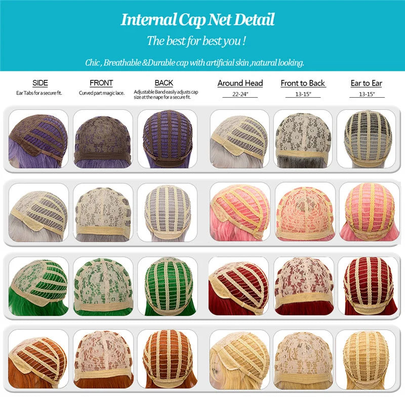 MSIWIGS 70CM Long Pink Wavy Wigs Cosplay Lolita Synthetic Women' s Blonde Wig 29 Colors Heat Resistant Hair