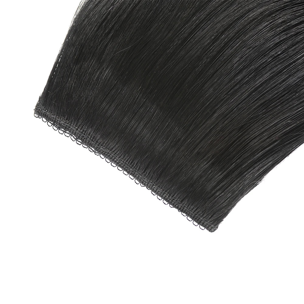 Doreen Full Head Brazilian Machine Remy Clip in Hair Extensions Human Hair 100% Real Natural Hairpiece Clips On 120G 14 To 22