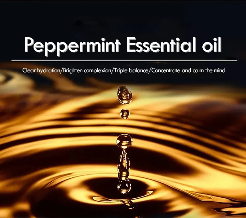 Peppermint Essential Oil for Aromatherapy Diffuser - Mint Scented Extract in Huge - 100% Pure and Natural Undiluted Fragrance