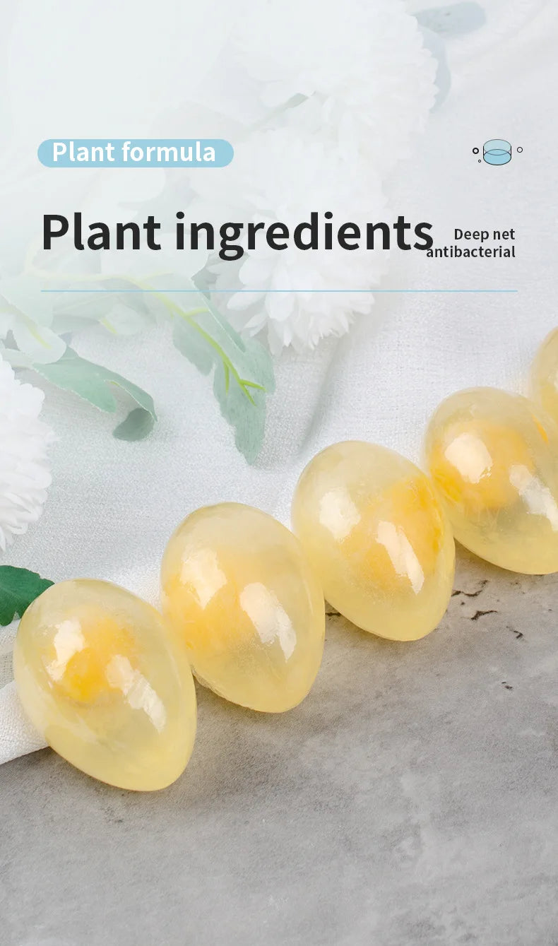 Natural Collagen Egg Soap 80g Wholesale Collagen Bath Soap Bar Cleaning Hydrating Moisturizing Soap