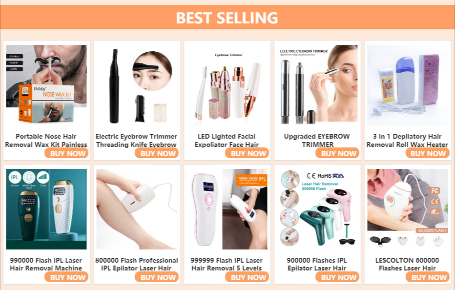 Honey Epilatory Waxing Kit Depilatory Roll on Wax Heater Machine with Refillable Wax Cream&100PCS Waxing Papers For Hair Removal
