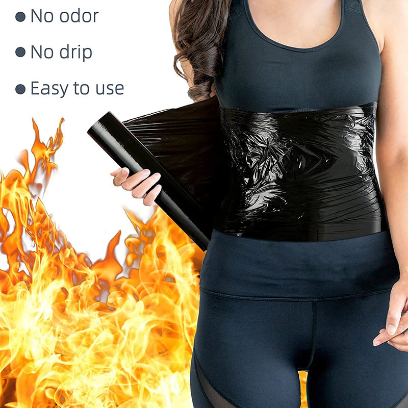 10inch*60m Slimming Plastic Wrap Lose Weight Burning Fat Wrap For Belly Stomach Wrap Slimming Wrap,weight Loss Wrap Sauna Belt