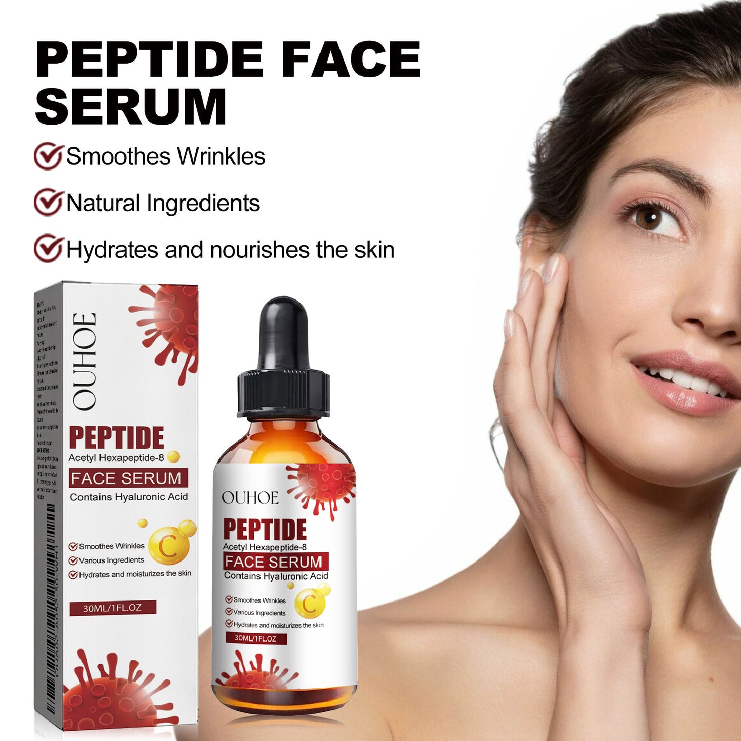 Collagen Anti Aging Serum Lift Firming Fade Fine Lines Remove Dark Spots Freckle Whitening Moisturizing Skin Restoration Essence