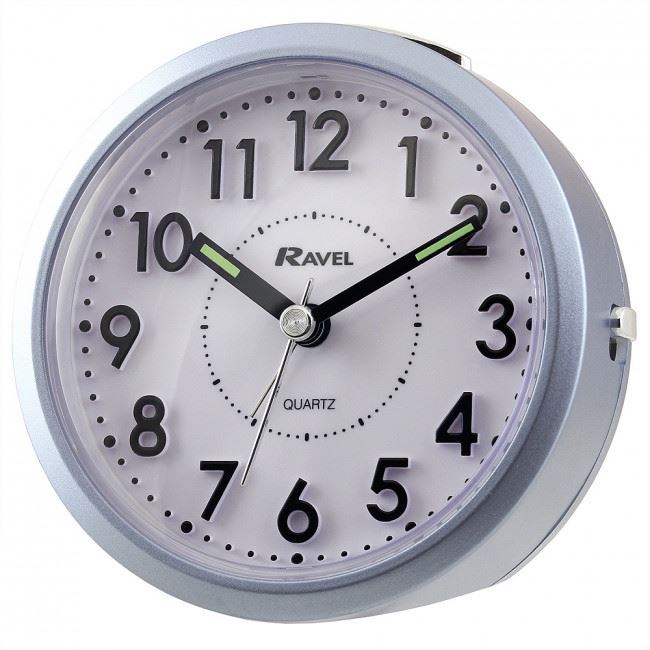 Ravel Round Tilt Blue Alarm Clock RC029.6
