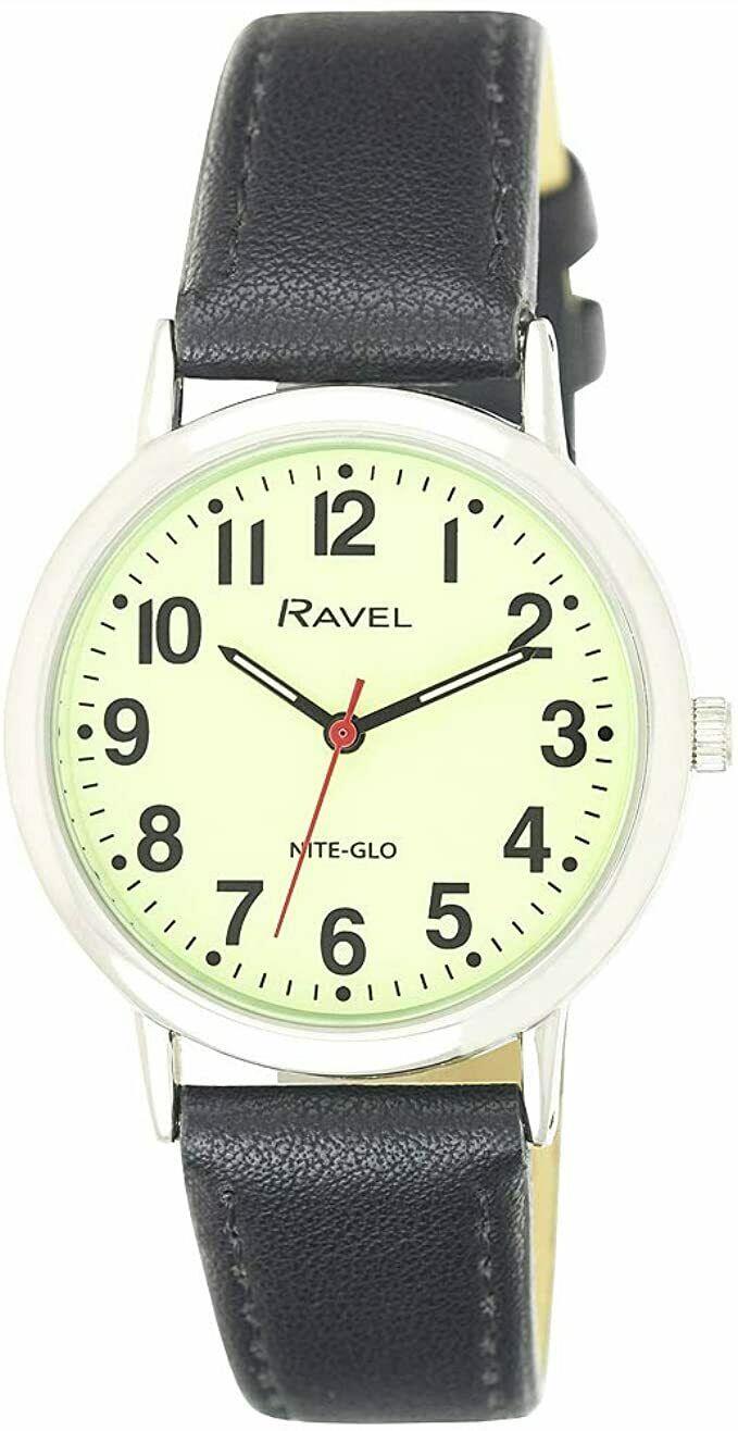 Ravel Mens Basic Glow in The Dark Luminous Dial Watch R.GL.03