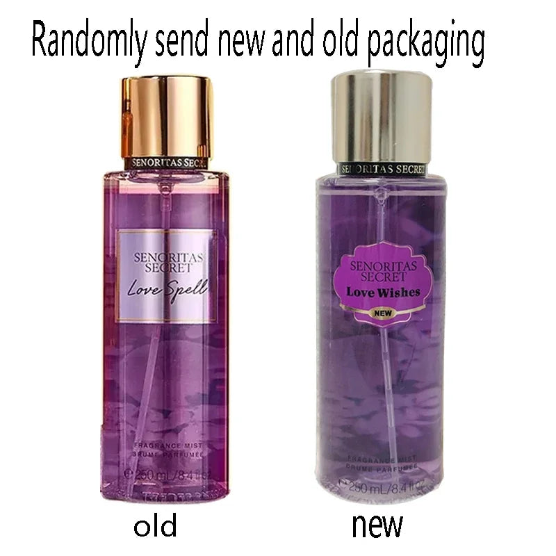 Body Spray Women's Fragrance Floral and Fruit Tone Lasting Fragrance Thailand's 250ml