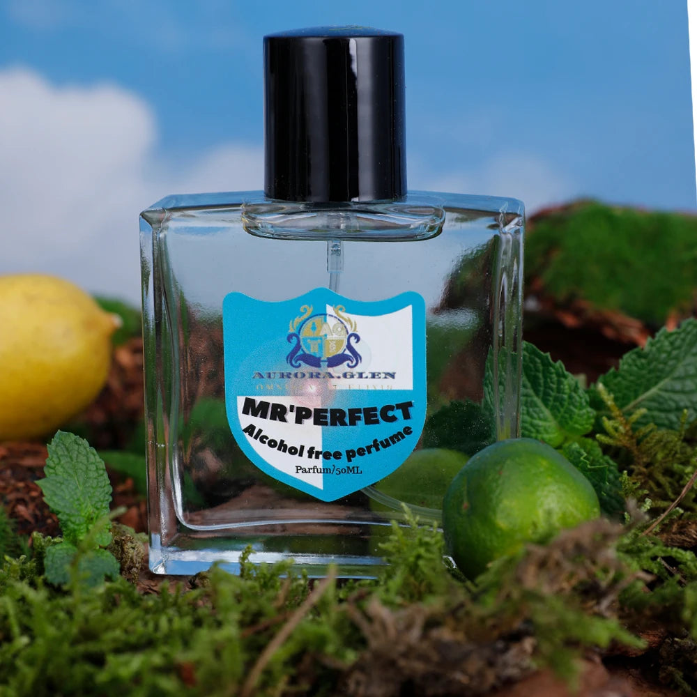 Alcohol-Free Fragrance Essential Oil Perfume for Men MR‘PERFECT Perfume, Modern Woody Oriental Scent for Women Men Long-Lasting