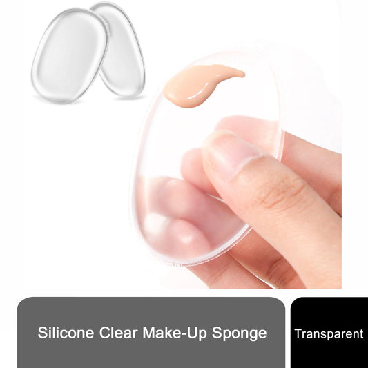Silicone Clear Make-Up Sponge
