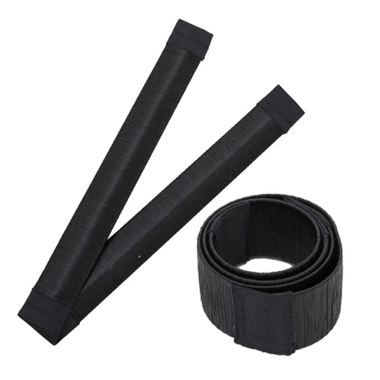 Aquarius Woman Hair Bun Maker Donut Lightweight and Portable, Black