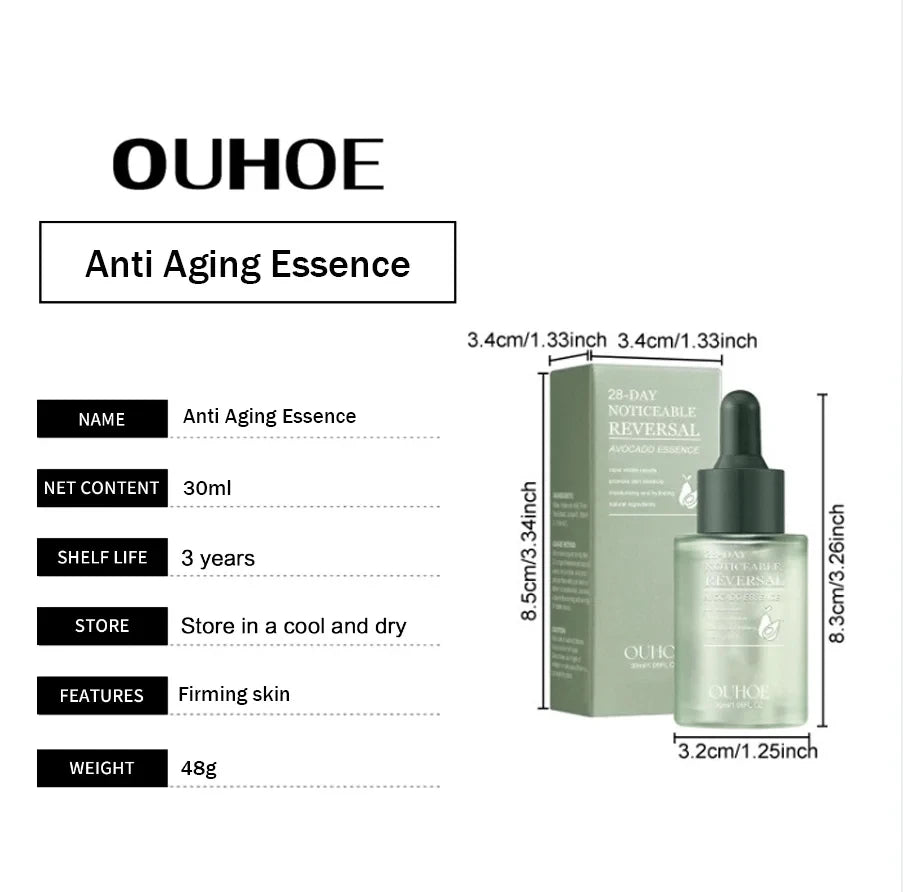 Collagen Anti Aging Serum Lift Firming Fade Fine Lines Remove Dark Spots Freckle Whitening Moisturizing Skin Restoration Essence