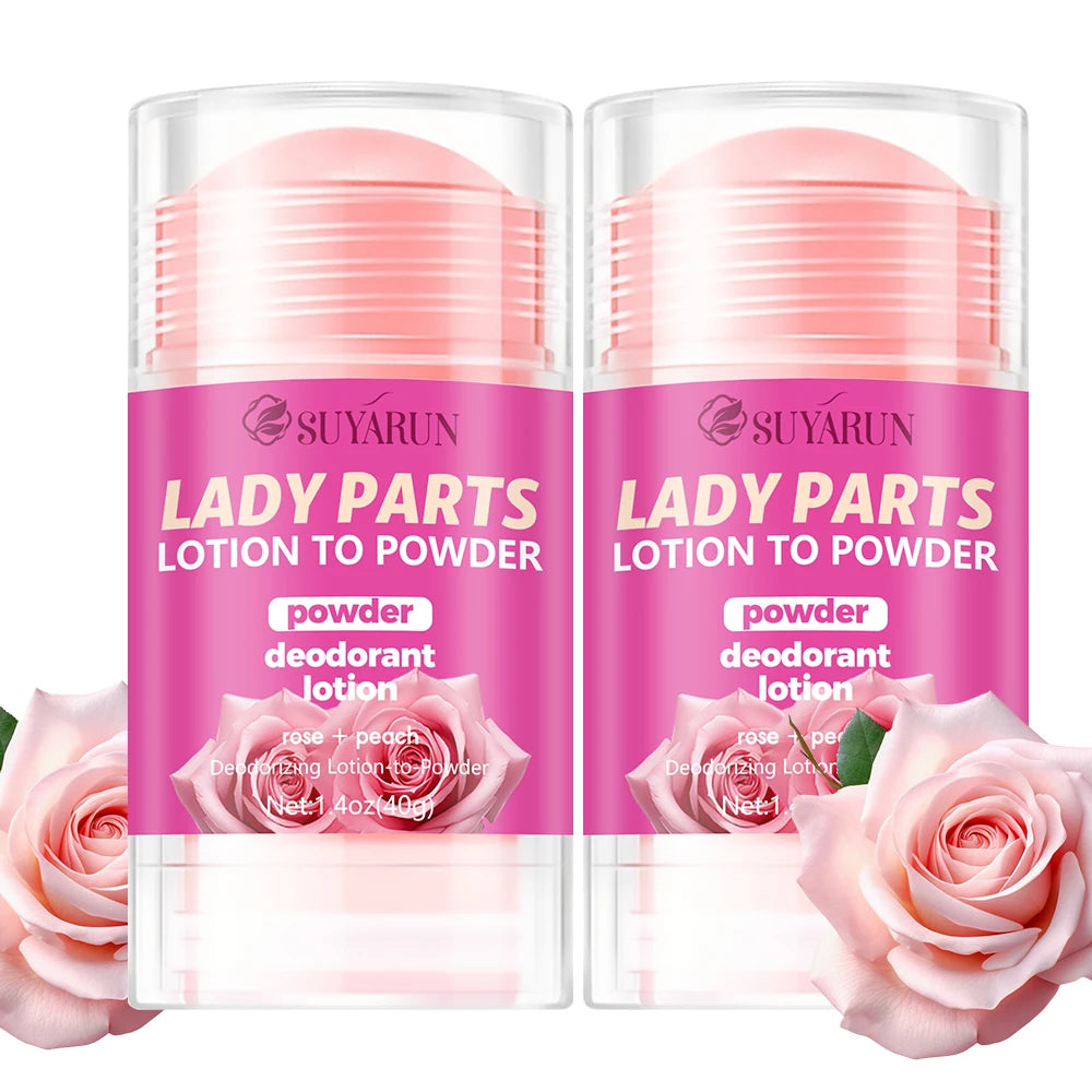 SUYARUN Ladies Deodorant Anti-Sweat Moisturizing Refreshing Long-Lasting Comfort Fragrance Body Care Product.