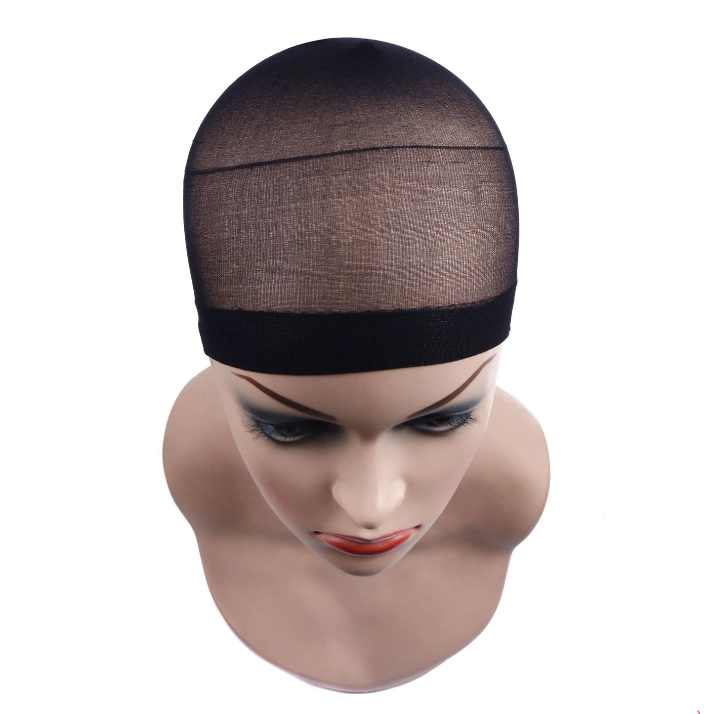 2 pcs/ Pack Wig Caps Hair NetS Weave Hairnets Wig Nets Stretch Mesh Caps Stocking Caps for Making Wigs Free Size