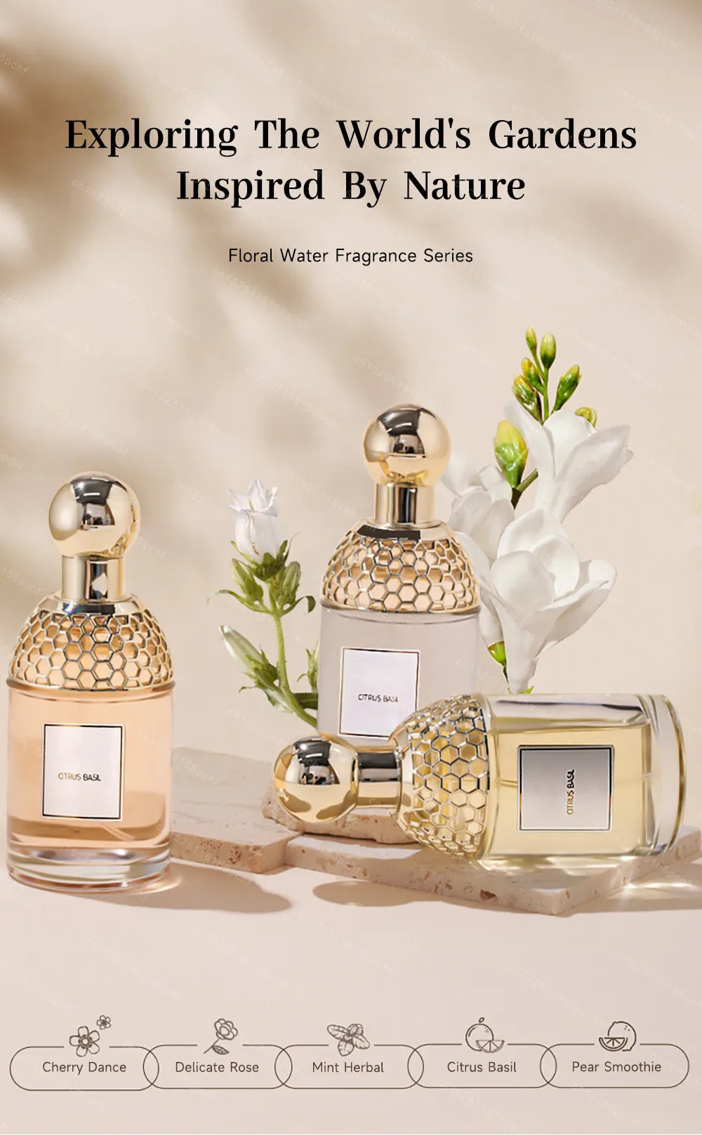 100Ml Brand Perfume Natural Fresh Women Perfumes Spray Lasting Floral Fruity Scent Fragrance Attractive Pheromone Daily Cologne
