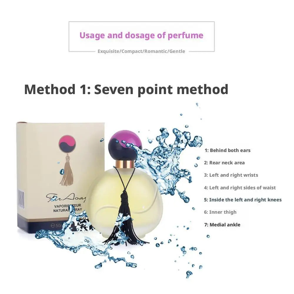 50ML Light Fragrance Perfume With Floral Scent For Women, Long-lasting Fruity Fragrance For Daily Use Romantic Evenings Perfume