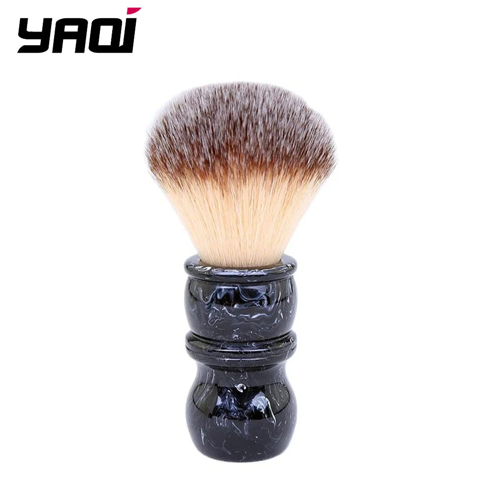 Yaqi 24MM Men's Shaving Brush Resin Handle Nylon For Men Clearance Beard Professional Barber Face Cleaning Shaving Brush Tool